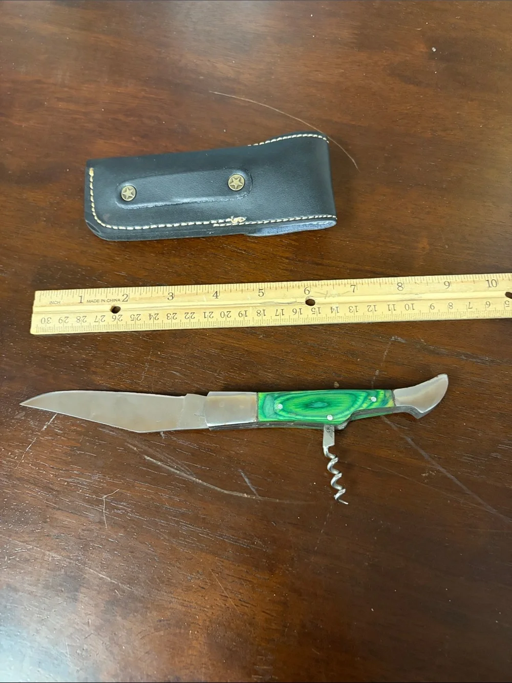 Hand crafted 9” folding with corkscrew